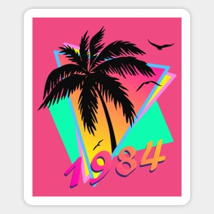 1984 Tropical Sunset Magnet